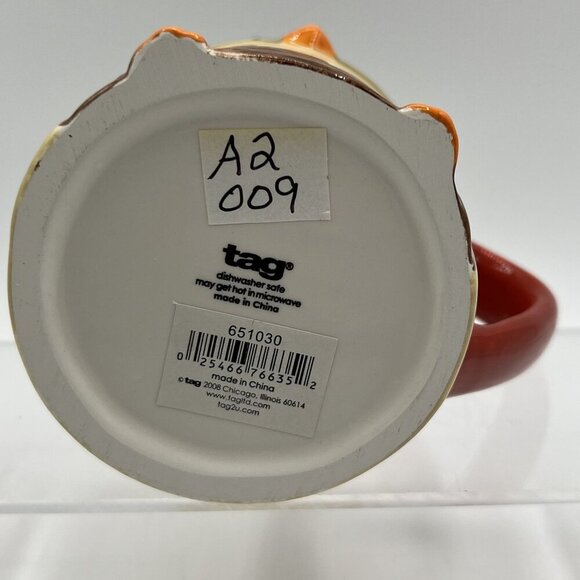 Owl Ceramic Coffee Mug 3D Large Collectable Funny Cocoa Tea Cup By Tag Artsy - Picture 12 of 12